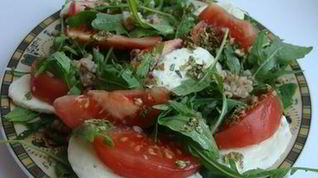 Рецепт Салата с рукколой и гречкой