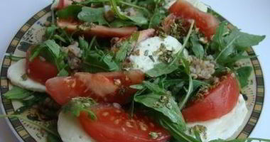 Рецепт Салата с рукколой и гречкой