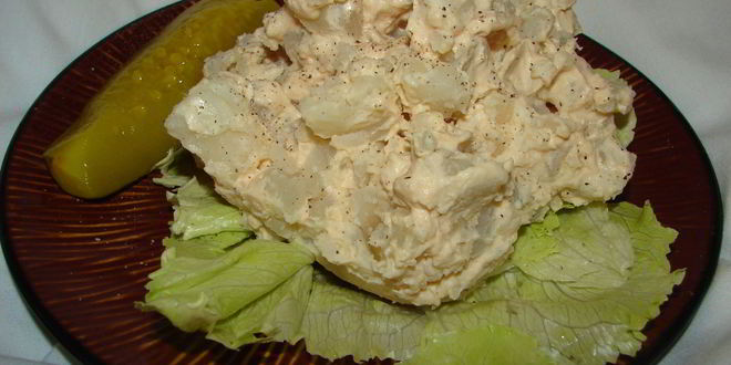 Рецепт Американского картофельного салата с уксусом и майонезом