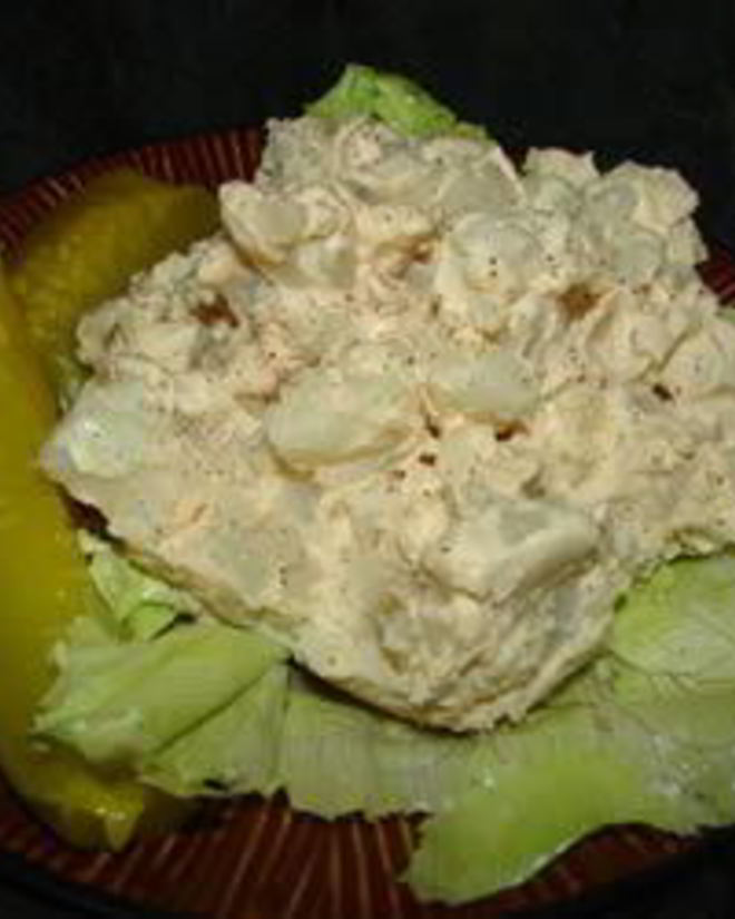 Рецепт американского картофельного салата с уксусом и майонезом