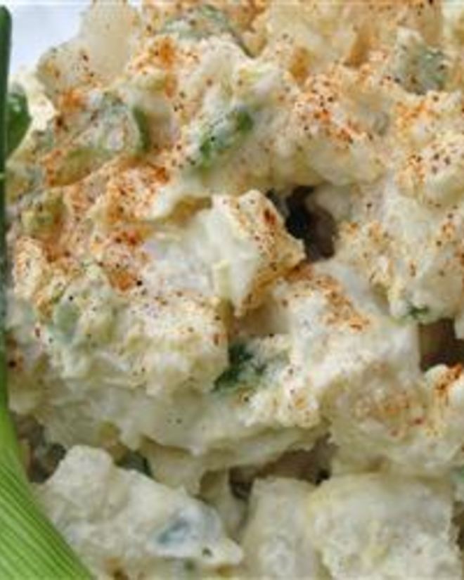 Рецепт американского салата из картофеля и яиц