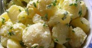 Рецепт Картофельного салата с чесночным майонезом