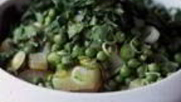 Рецепт Картофельного салата с горошком и кинзой