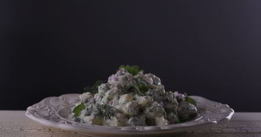 Рецепт Рождественского картофельного салата