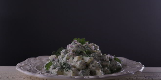 Рецепт Рождественского картофельного салата