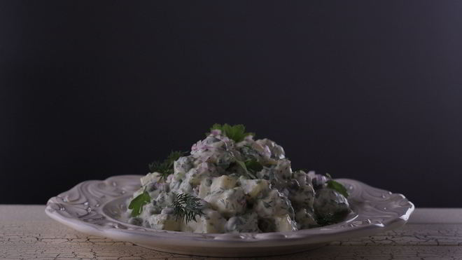 Рецепт рождественского картофельного салата