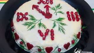 Рецепт Салата из картофеля с копченой курицей