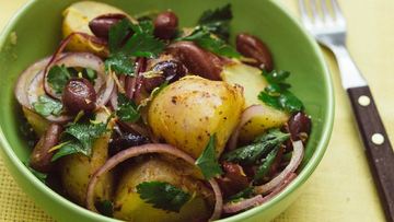 Рецепт Салата из картофеля с маслинами