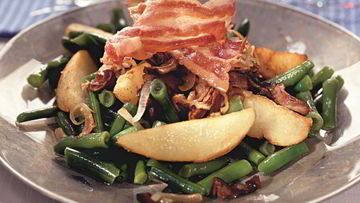 Рецепт Теплого картофельного салата с грибами