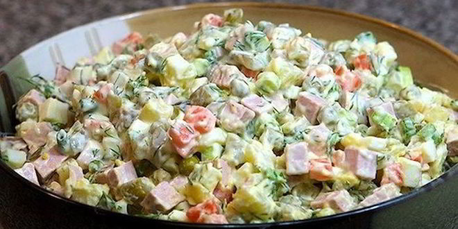 Рецепт Оливье классический