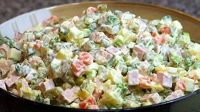 Рецепт оливье классический