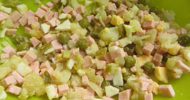 Рецепт Оливье с домашним майонезом