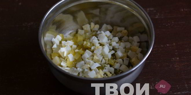 Рецепт оливье с говядиной