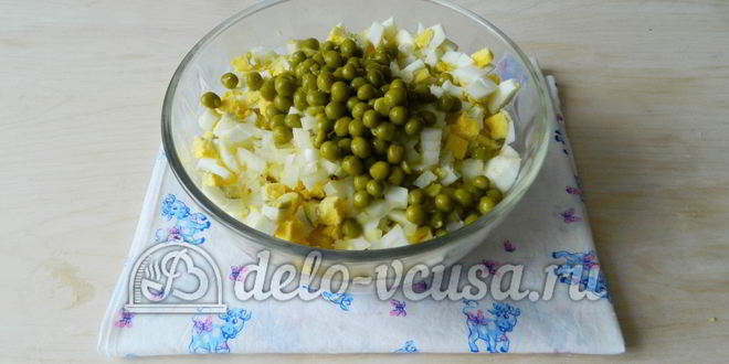 Рецепт оливье с мясом