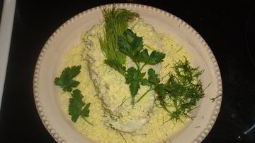 Рецепт Оливье с оригинальном соусом