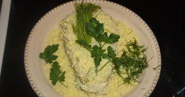 Рецепт Оливье с оригинальном соусом