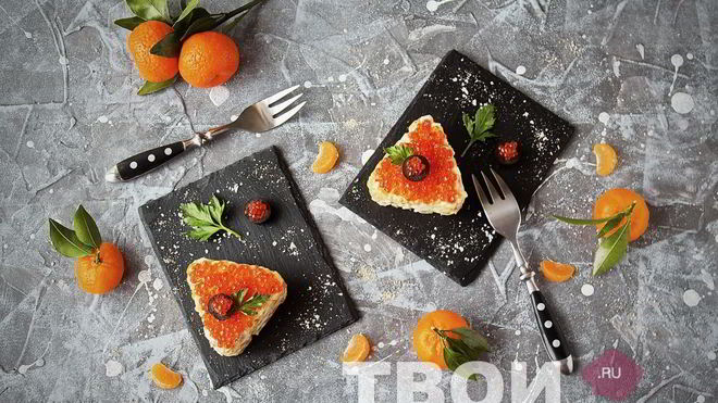 Рецепт оливье с языком