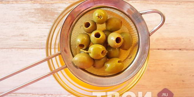 Рецепт оливье с языком