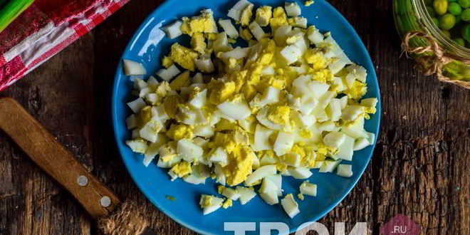 Рецепт оливье со скумбрией