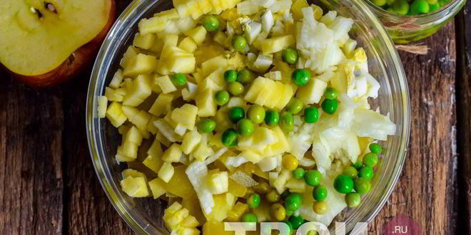 Рецепт оливье со скумбрией