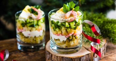 Рецепт Оливье со свежим огурцом