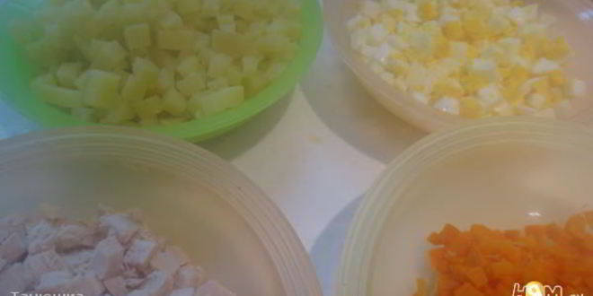 Рецепт оливье вкус детства