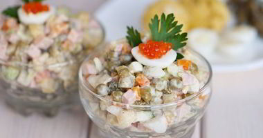 Рецепт Салата оливье без картофеля