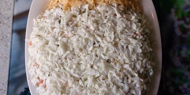 Рецепт салата оливье овечка