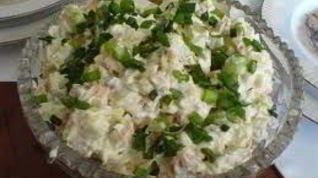 Рецепт Салата Оливье с говяжим языком и огурцами