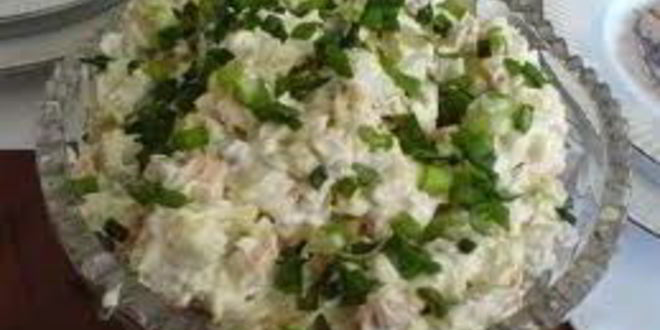 Рецепт Салата Оливье с говяжим языком и огурцами