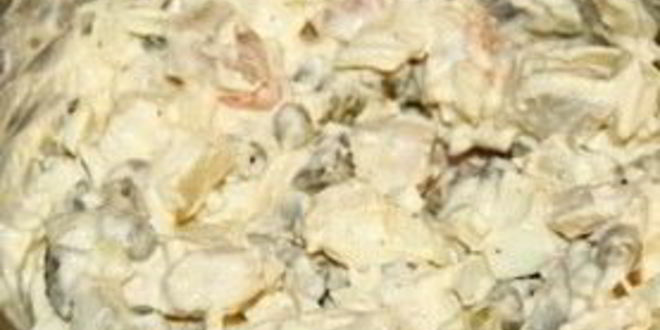 Рецепт салата оливье с икрой