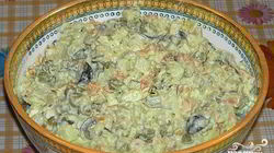 Рецепт Салата Оливье с капустой