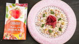 Рецепт Салата Оливье с копченой говядиной