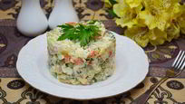 Рецепт Салата Оливье с курицей