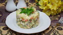 Рецепт Салата Оливье с курицей