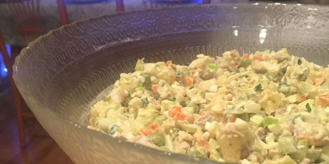 Рецепт Салата оливье с мясом