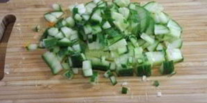 Рецепт салата оливье со свежим огурцом