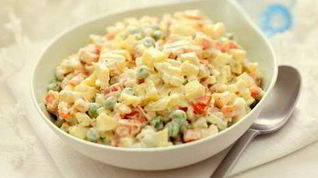 Рецепт Салата Оливье традиционный