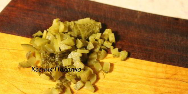 Рецепт салата оливье в картофельных бочонках