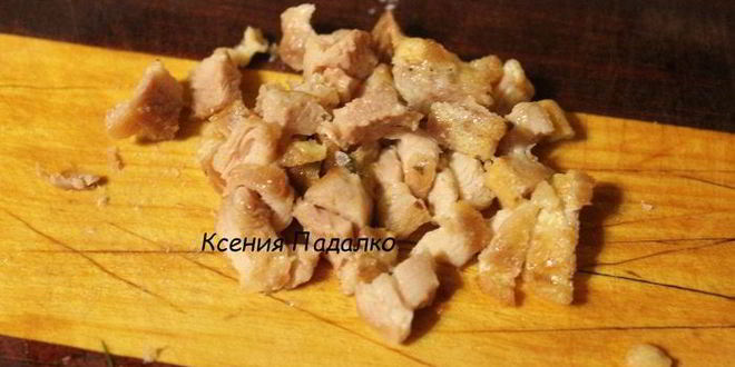 Рецепт салата оливье в картофельных бочонках