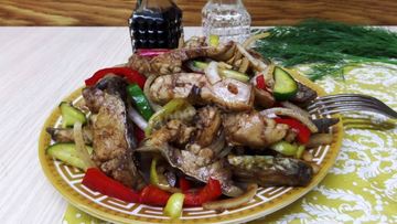 Рецепт Острого салата из рыбы по-корейски