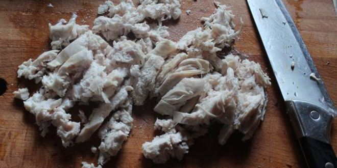 Рецепт овощного салата с курицей