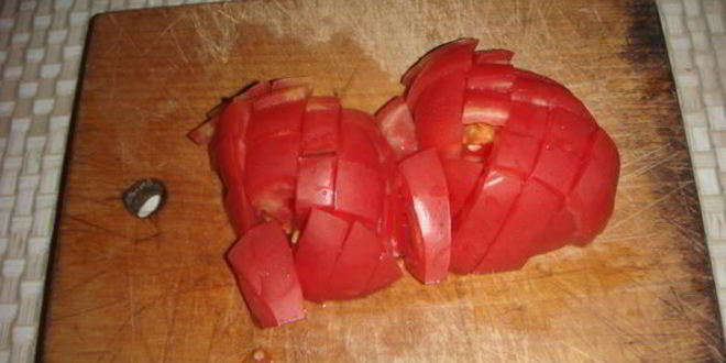 Рецепт овощного салата с курицей