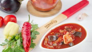 Рецепт Салата Баклажаны по-татарски