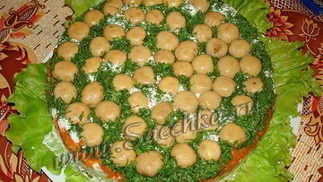 Рецепт Салата Грибная поляна