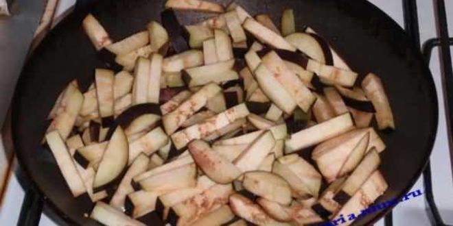 Рецепт салата из баклажан