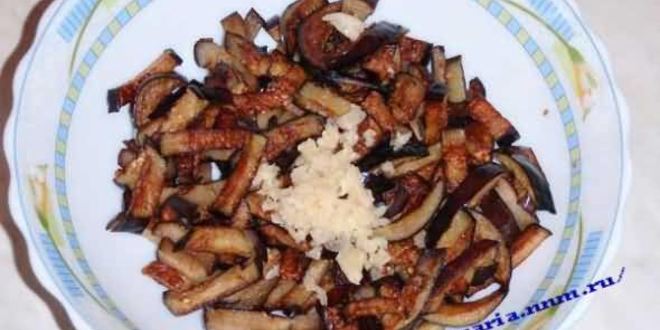 Рецепт салата из баклажан