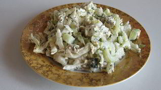 Рецепт Салата из черешкового сельдерея