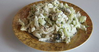 Рецепт Салата из черешкового сельдерея