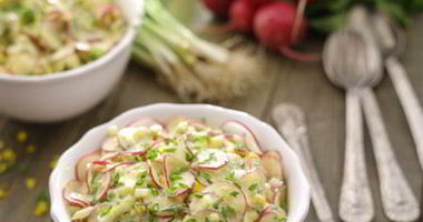 Рецепт Салата из молодого редиса